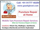 Tyre Puncture Repair near me in Madhapur Hyderabad