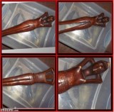 Vintage Hand Carved Iron Wood Eagles  Duck Pheasant Quail