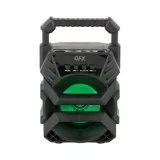 QFX 3INCH RECHARGEABLE BLUETOOTH PARTY MINI SPEAKER WITH DISCO L