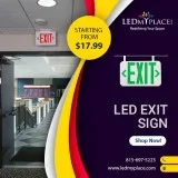 Secure Your Place By LED Exit Sign Emergency Lights