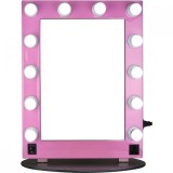 HIKER PINK 12 LED LIGHT BULBS PC BODY AND GLASS BASE HOLLYWOOD V
