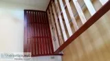 Queen size wood bed frame