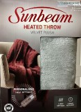 Sunbeam heated throw (new unopened)