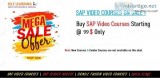 Mega 99 Sale - Start Learning SAP and Oracle Fusion Courses  99 