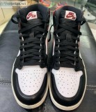MEN S AIR JORDAN 1 RETRO HIGH OG &quotBLACK White  GYM RED"