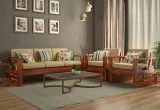 Check out the pleasant variants of wooden sofa design