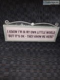 New Wooden Sign