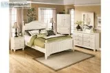 Newer Bedroom Set  Queen Bed wMattress Nightstand Dresser and Ch