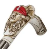 Pirate head sword cane