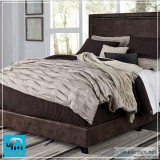 Dolante Brown Queen Upholstered Bed