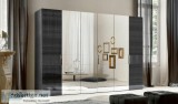 Contemporary Montecarlo 6-Door Wardrobe by Alf Da Fre