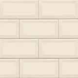 Almond 3X6 Beveled Glossy Subway Tile