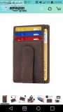 Lost leather money clip wallet Rosecrans in Point Loma