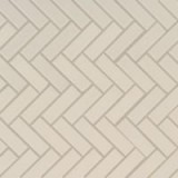 Almond Glossy Herringbone Mosaic