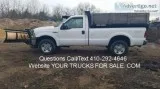 2006 Ford F-350 4WD Pickup with Snow Plow and Dump Insert
