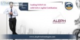 Leading SAFe® Certification Enroll Now  ALEPH- Global Scrum T