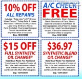 Auto ServiceOil Change Holiday Special