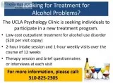 Alcohol Treatment Opportunity