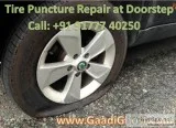 Tubeless Tyre Puncture Repair in Madhapur Hyderabad