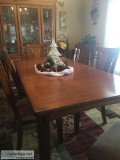 Dining room table and chairs