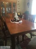Dining room table and chairs