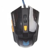 2046 USB Wired Optical Scroll Wheel Gaming Mouse Black