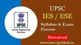 UPSC ESE Syllabus 2020
