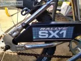 Vintage rallye chrome pit bike