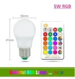 Buy RGB Bulb Lights With IR Remote ControllerShoppySan ta