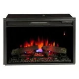 26&quot Electric Fireplace insert w logs