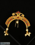 Latest  Hair Brooch Design and Hair Jewellery For Indian Wedding
