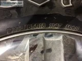 Four F150 rims and tires