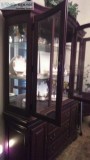 2 piece China hutch