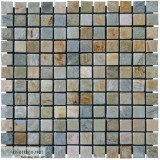 Golden White 1x1 Tumbled  Buy Quartzite Tile - Tilesbay.com