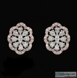 Buy Latest and Stylish Diamond Earrings Designs Online in San Ra