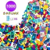 GARUNK Building Bricks 1000 Pieces Set 1000 Pieces Classic Build
