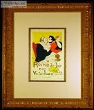 Reine de Joie Color Lithograph after Toulouse-Lautrec