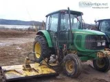 6415 john deere tractor with side arm mowe
