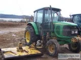 2004 John Deere 6415 Tractor wSide Arm Mower