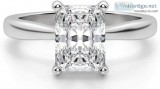 Diamond Cubic Zirconia Engagement Rings For Women