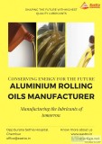 Aluminium rolling oils manufacturer