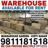 Godown Warehouse for Marble Granite in Mansarovar Garden 9811181