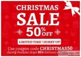 CHRISTMAS SALE Get 50% OFF on All Products