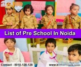 List of Pre Schools In Noida