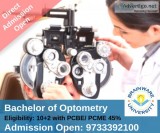 Admission open in Bachelor of Optometry