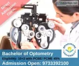 Admission open in Bachelor of Optometry
