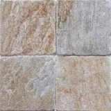 Golden White 6X6 Tumbled
