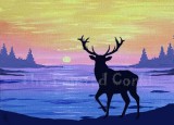 Folsom Studio 123 Elk at Dusk  Ages 21 and up