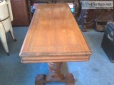 ANTIQUE FEDERAL BUTTERFLY LEAF TABLE-SOLID CHERRY
