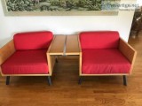 KNOLL STUDIO SALSA CLUB CHAIRS(4)